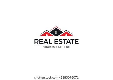 Logo de Real Estate. Vector del logotipo inmobiliario moderno.