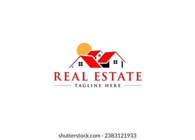 Logo de Real Estate. Vector del logotipo inmobiliario moderno.