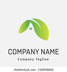 Real Estate Logo / Mortgage Logo with green and natural concept (EXCLUSIVE LOGO, ONCE ITS SOLD, I WILL DELETED THIS LOGO IF BUY A EXCLUSIVE LICENSE)