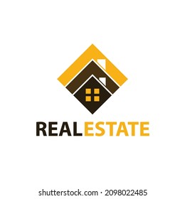 real estate logo on white background