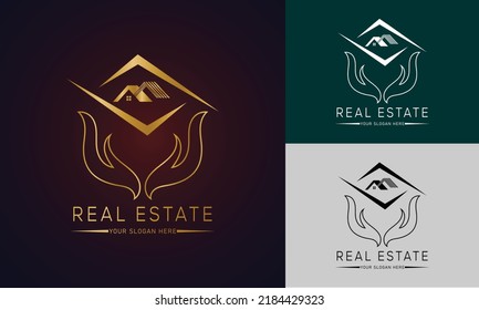 Real estate logo. Realtor logo. property logo design vector template
Real estate logo design with full branding business card, stumps, email signature, and social media kit
