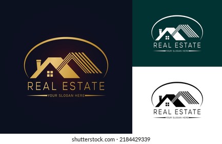 Real estate logo. Realtor logo. property logo design vector template
Real estate logo design with full branding business card, stumps, email signature, and social media kit
