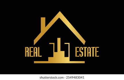 Real estate logo. Realtor logo. property logo design vector template Real estate logo design