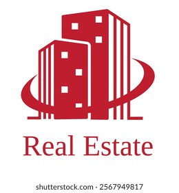 A real estate logo with red color exudes energy, passion, and strength. Red symbolizes confidence, determination, and success, making it an excellent choice for a real estate brand 