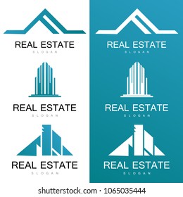 real estate logo set