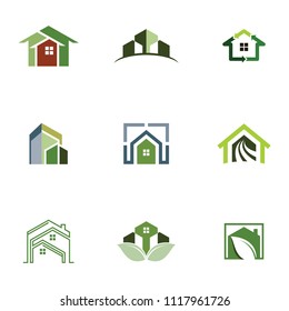 real estate logo set