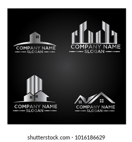 Real Estate Logo Set / Abstract Buildings Logo Set