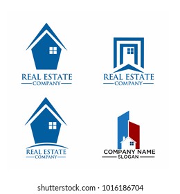 Real Estate Logo Set / Abstract Buildings Logo Set