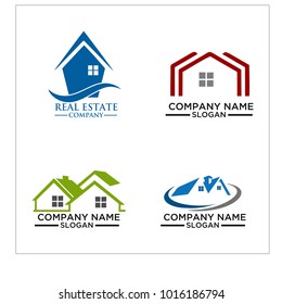 Real Estate Logo Set / Abstract Buildings Logo Set