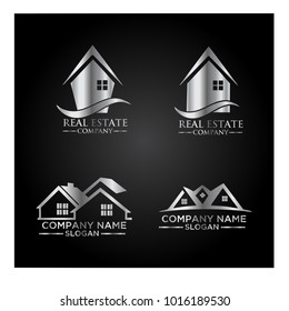 Real Estate Logo Set / Abstract Buildings Logo Set