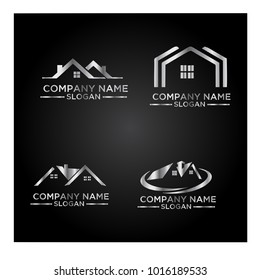 Real Estate Logo Set / Abstract Buildings Logo Set