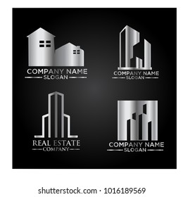Real Estate Logo Set / Abstract Buildings Logo Set