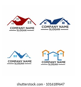 Real Estate Logo Set / Abstract Buildings Logo Set