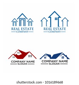 Real Estate Logo Set / Abstract Buildings Logo Set