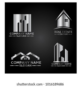 Real Estate Logo Set / Abstract Buildings Logo Set