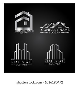 Real Estate Logo Set / Abstract Buildings Logo Set
