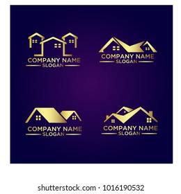 Real Estate Logo Set / Abstract Buildings Logo Set