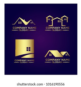 Real Estate Logo Set / Abstract Buildings Logo Set