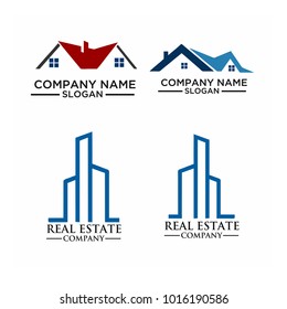 Real Estate Logo Set / Abstract Buildings Logo Set