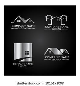 Real Estate Logo Set / Abstract Buildings Logo Set