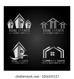 Real Estate Logo Set / Abstract Buildings Logo Set