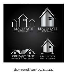 Real Estate Logo Set / Abstract Buildings Logo Set