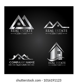 Real Estate Logo Set / Abstract Buildings Logo Set