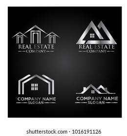 Real Estate Logo Set / Abstract Buildings Logo Set