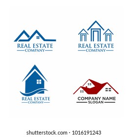 Real Estate Logo Set / Abstract Buildings Logo Set