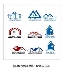 Real Estate Logo Set / Abstract Buildings Logo Set