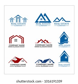 Real Estate Logo Set / Abstract Buildings Logo Set