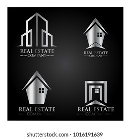 Real Estate Logo Set / Abstract Buildings Logo Set