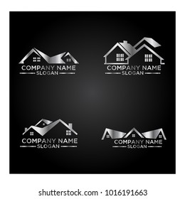 Real Estate Logo Set / Abstract Buildings Logo Set