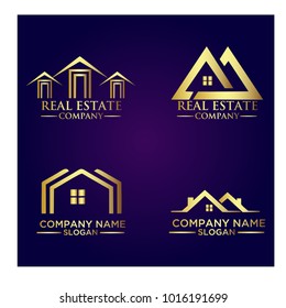 Real Estate Logo Set / Abstract Buildings Logo Set