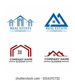 Real Estate Logo Set / Abstract Buildings Logo Set