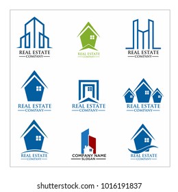 Real Estate Logo Set / Abstract Buildings Logo Set