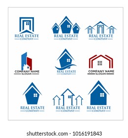 Real Estate Logo Set / Abstract Buildings Logo Set