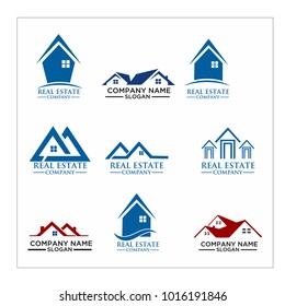 Real Estate Logo Set / Abstract Buildings Logo Set