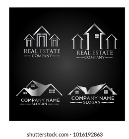 Real Estate Logo Set / Abstract Buildings Logo Set
