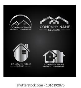 Real Estate Logo Set / Abstract Buildings Logo Set
