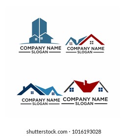 Real Estate Logo Set / Abstract Buildings Logo Set