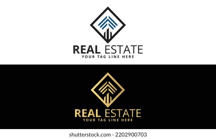 Real estate logo set bundle pack design modern iconic symbol