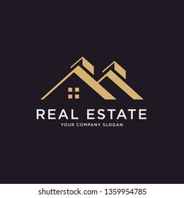 Real Estate Logo Set / Creative House Logo Collection / Abstract Buildings Logo Set - Vector