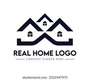 A real estate logo should encapsulate trust and professionalism, featuring elements like a house or key to clearly represent the industry. A clean, modern font combined with a color palette of stable 