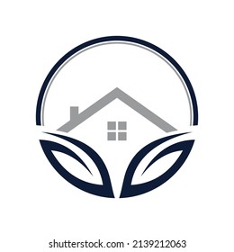 logotipo inmobiliario simple, limpio y elegante