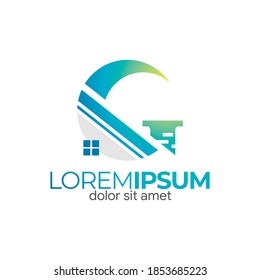 Real Estate Logo with simple initial G letter