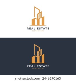 Real Estate Logo Stock Vector (Royalty Free)