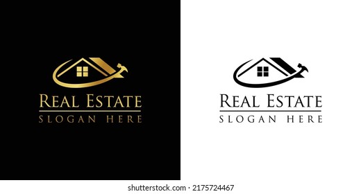real estate logo style trendy stylist simple