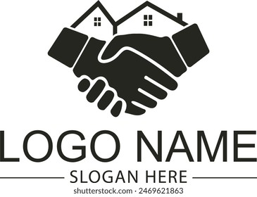 Real estate logo: A symbol of trust and expertise in property. Featuring a house silhouette or key elements, it evokes reliability and professionalism. - Powered by Shutterstock - Get 15% off with code: PIKWIZARD15