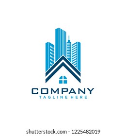 Real estate logo template
